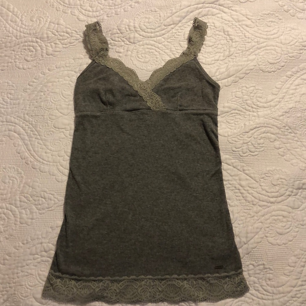 Aeropostale lace trimmed tank top